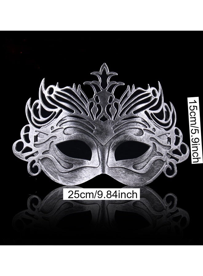 Happy D 4 Pieces of Masquerade Ball Masks, Venetian Carnival Vintage Masks with Straps, Suitable for Ladies and Gentlemen, Carnival Party Masks - Image 5